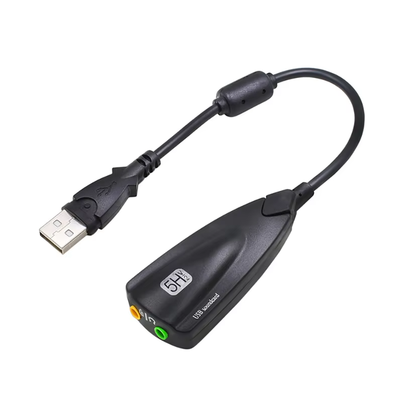 Usb Sound Card External - Tarjeta de Sonido USB Externa de