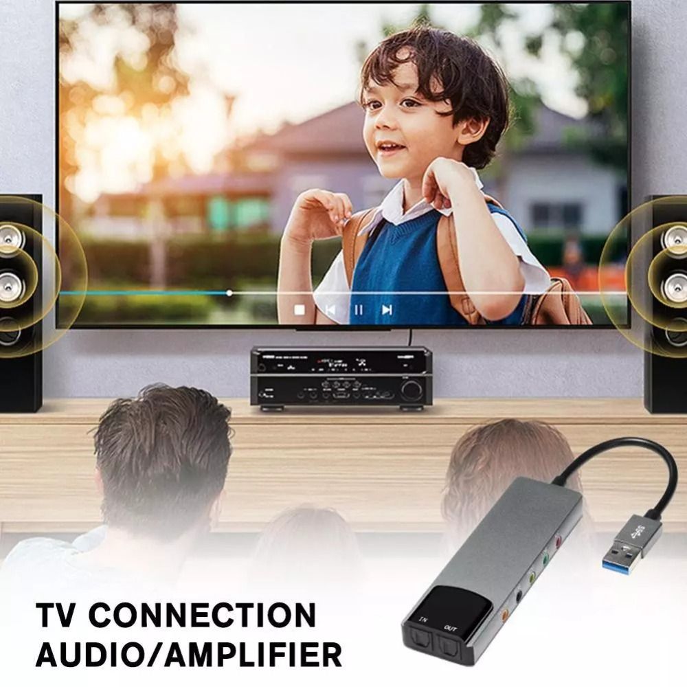 Usb Sound Card External - Nueva tarjeta de sonido USB 7,1,