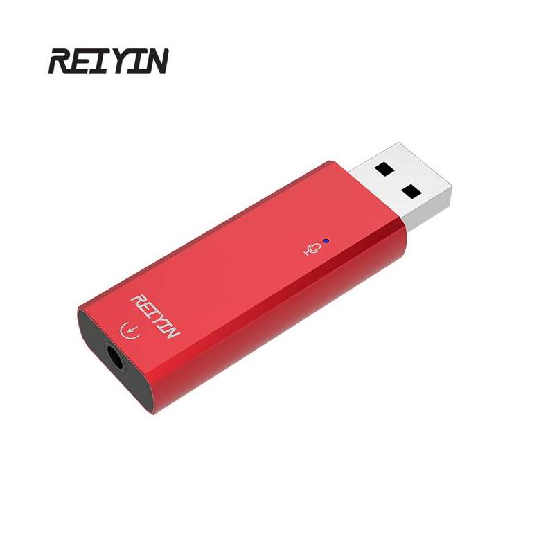 Usb Sound Card External - Reiyin-auriculares portátiles de Audio USB, DAC,