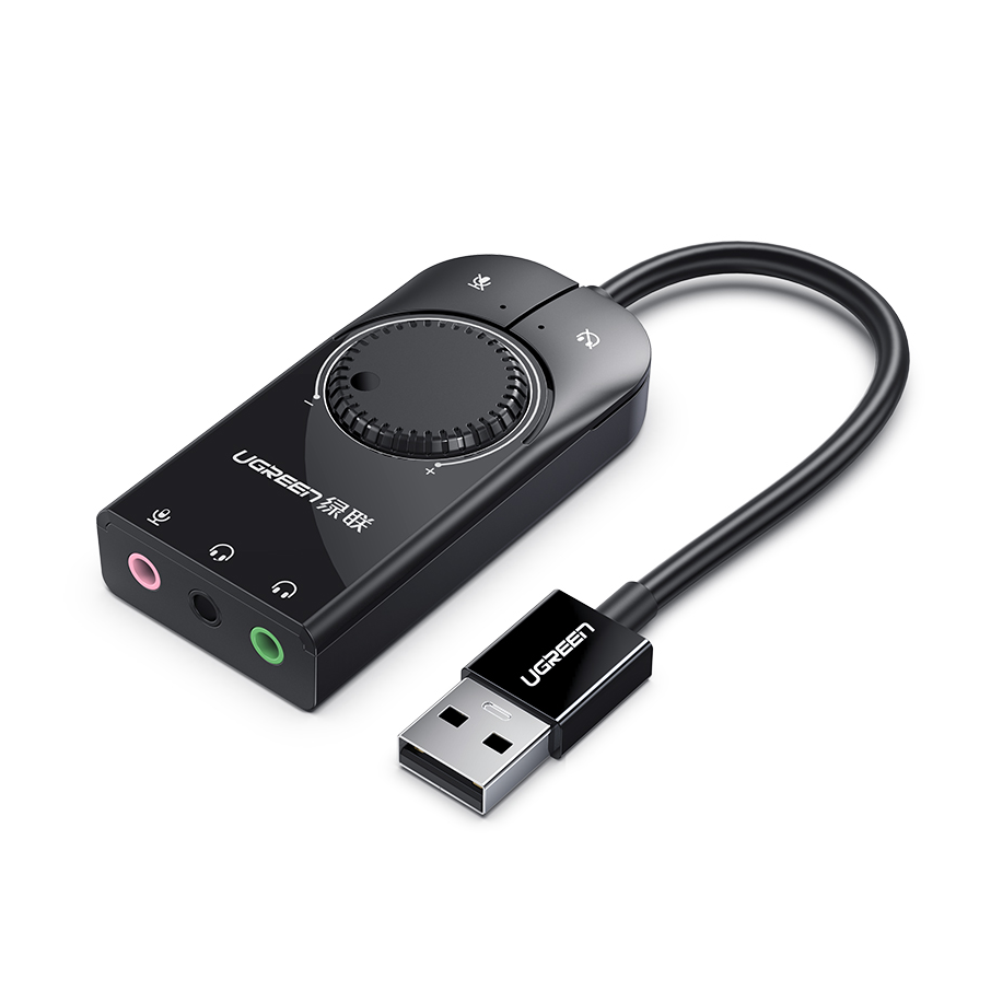 Usb Sound Card External - Tarjeta de sonido USB UGREEN Tarjeta