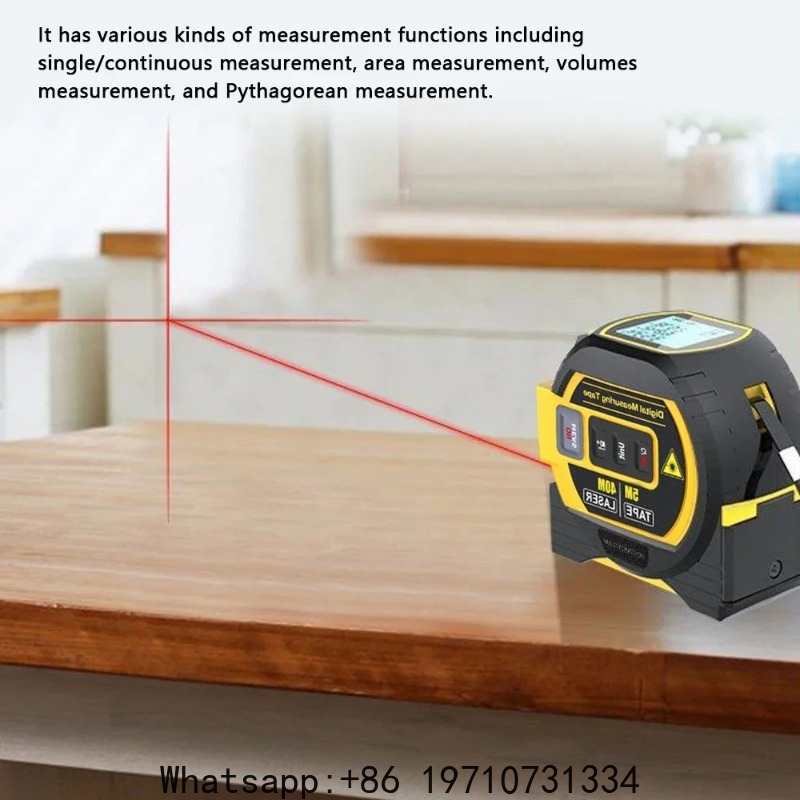 Laser Distance Measure - Telémetro Láser Digital 3 en 1,