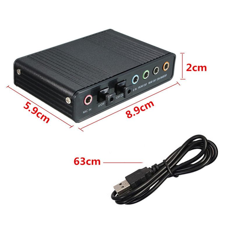 Tarjeta de sonido óptica USB A - Usb Sound Card External reseña y precio