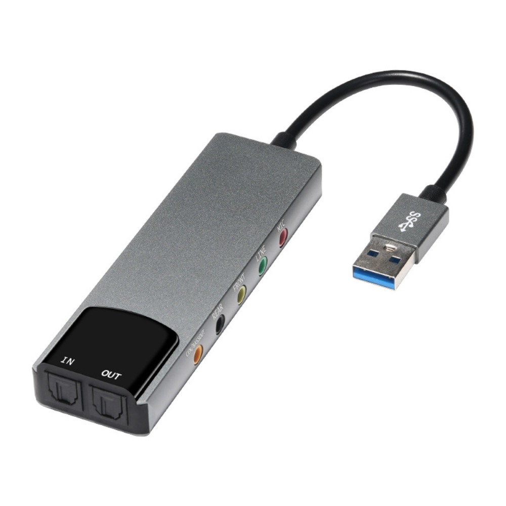 Nueva tarjeta de sonido USB 7, - Usb Sound Card External reseña y precio