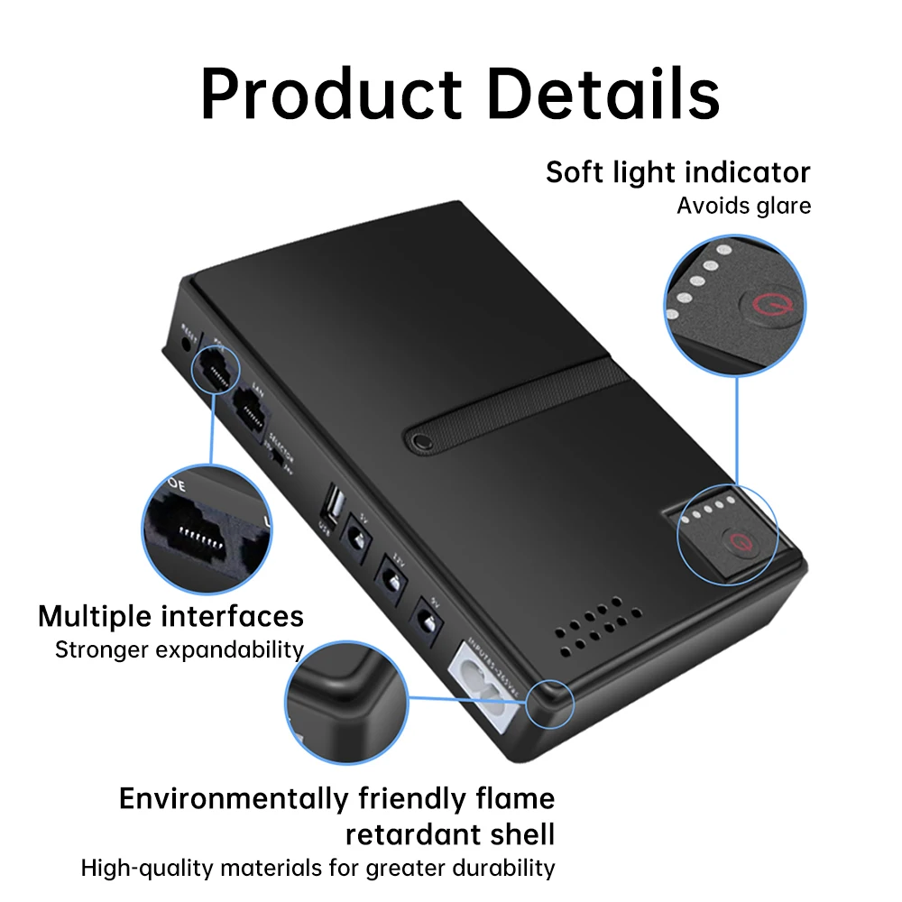 Mini UPS, Fuente de Alimentaci - Portable Wifi Hotspot reseña y precio