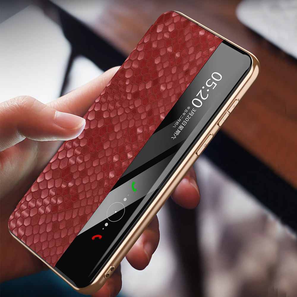 Funda de Cuero Genuino para Hu - Huawei Pura 70 reseña y precio