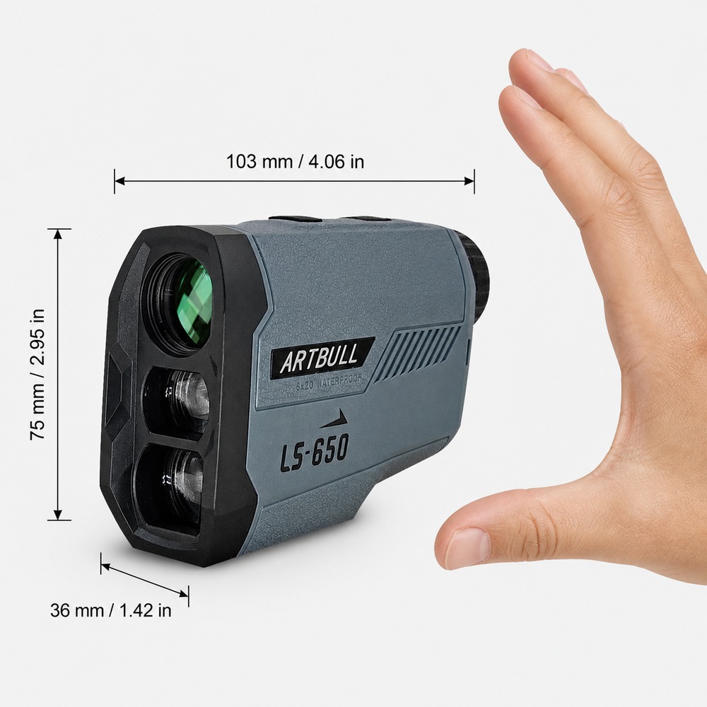 Telémetro de Golf de 650m 6X20 - Laser Distance Measure reseña y precio