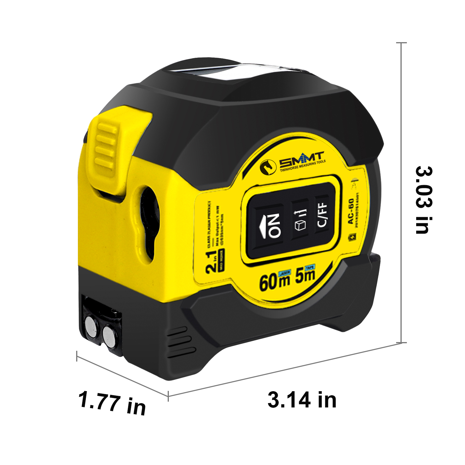 Cinta Métrica Láser 2 en 1 de  - Laser Distance Measure reseña y precio