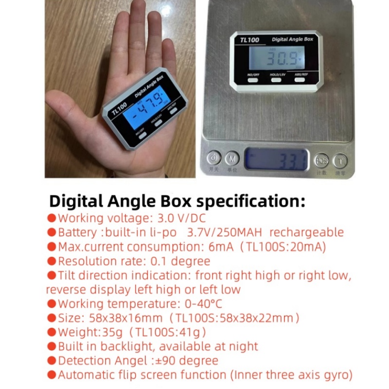 Medidor de ángulo Horizontal,  - Useful Electronic Gadgets reseña y precio
