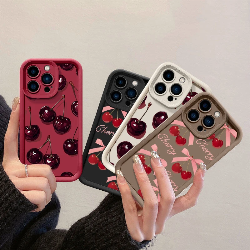 Funda Retro vino cereza roja p - Oppo A78 reseña y precio