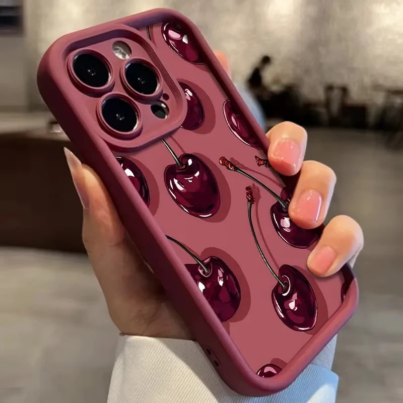 Funda Retro vino cereza roja p - Oppo A78 reseña y precio